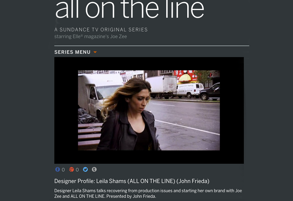 <a href="https://www.sundancetv.com/shows/all-on-the-line"> Designer Profile | Leila Shams All On The Line </a>